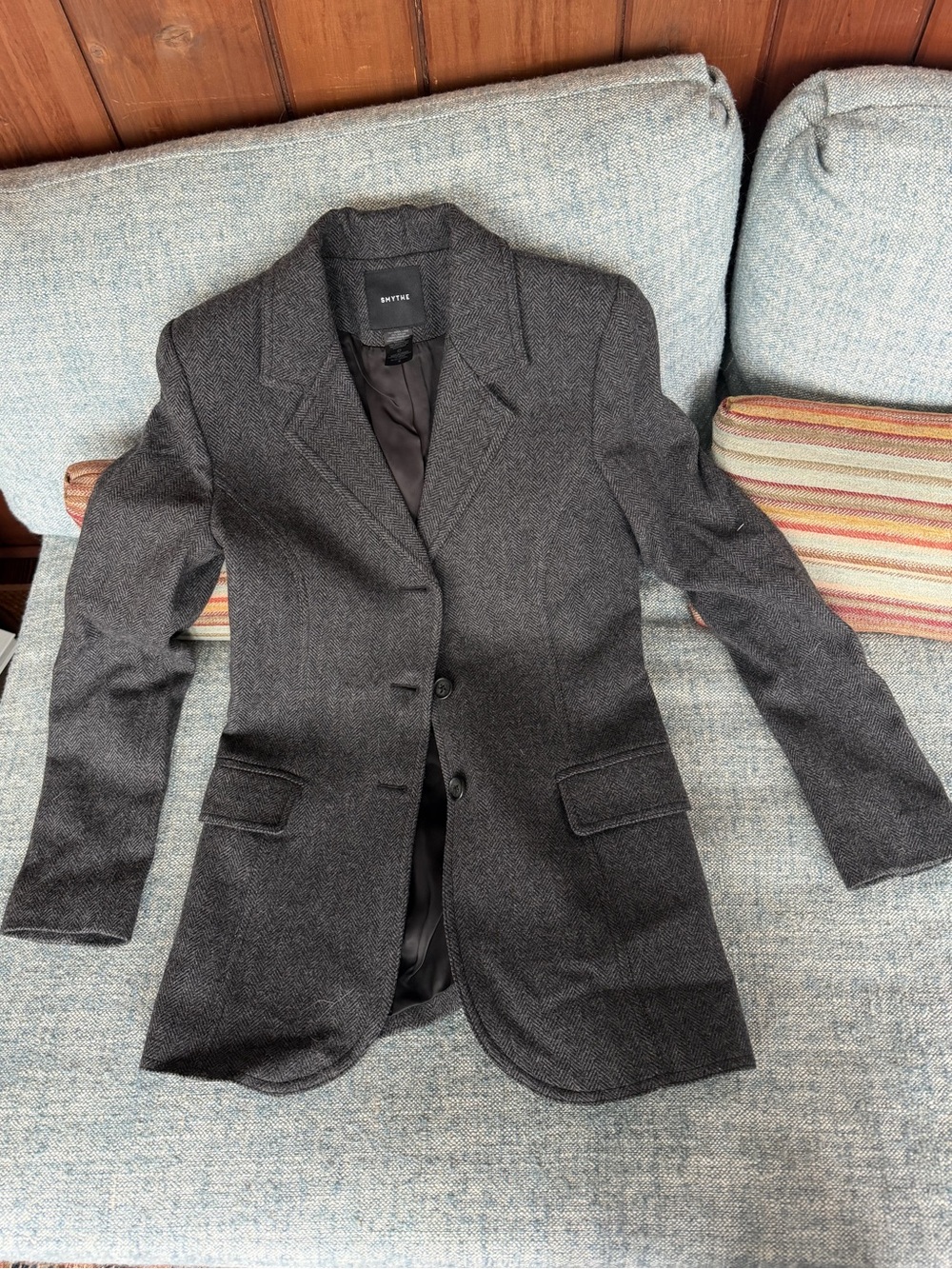 Smythe the double breasted wool blazer. M